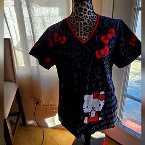 Hello Kitty scrub top